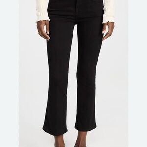 Women’s Frame Le Crop Mini Boot Black Jeans